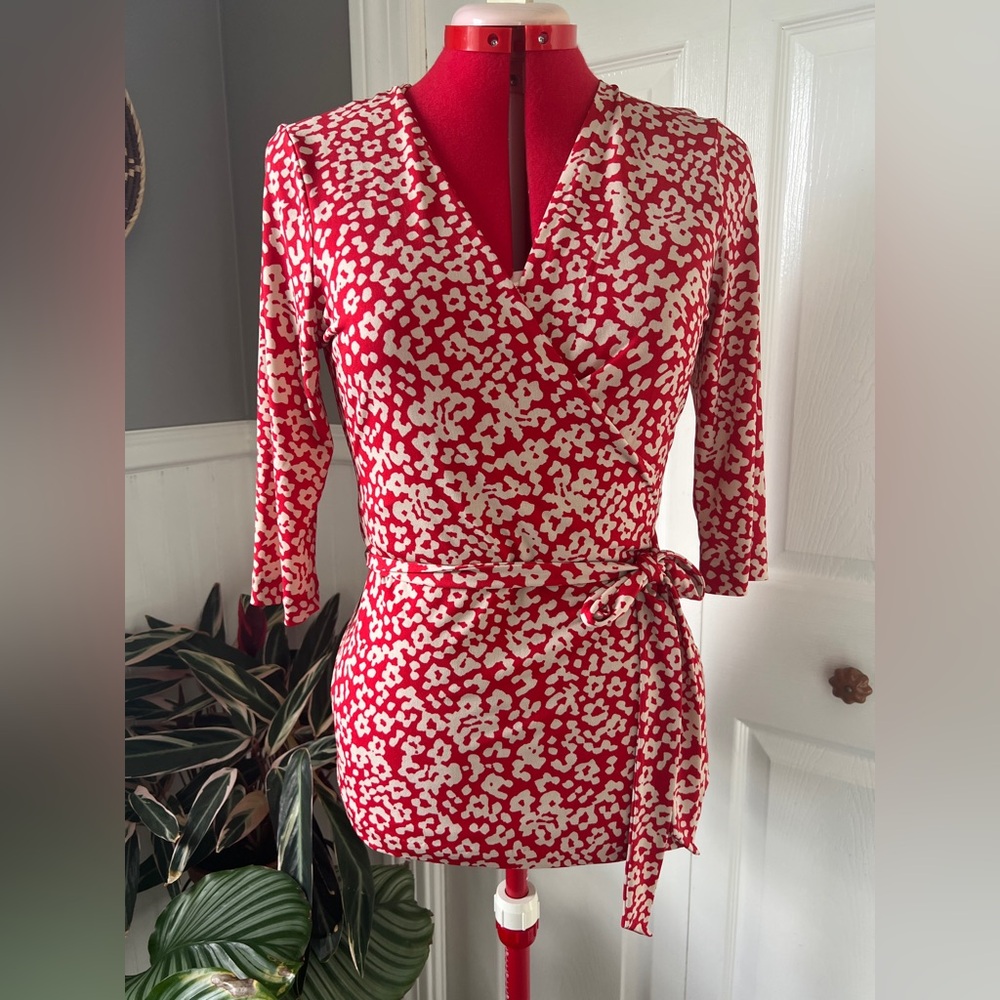 Banana Republic wrap tie top
